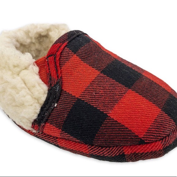 Baby plaid slippers 3/4 - Picture 1 of 7